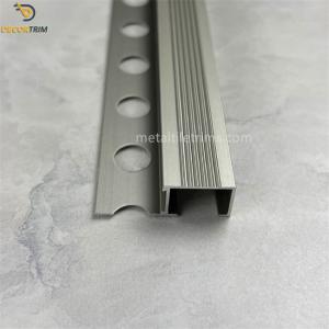 China Pencil Molding Tile Bullnose Tiles Bunnings Tile Nosing Trim Light Bright Titanium factory
