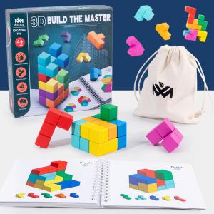 China Building Space Master Creative Thinking Cube Puzzle Wooden Early Education factory
