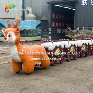 China Customized Christmas Deer Scooters Attraction For Shopping Center Playground Attractions factory