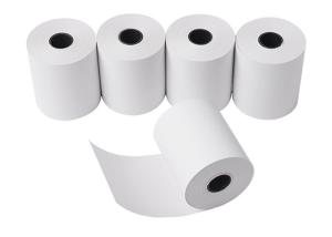 China 60gsm Bpa Free Raw Wood Pulp Thermal Paper Rolls 80 X 80mm factory