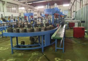 China 38.6rpm Cylinder Washing Machine LPG Flow Through Cylinder Blaster OEM factory