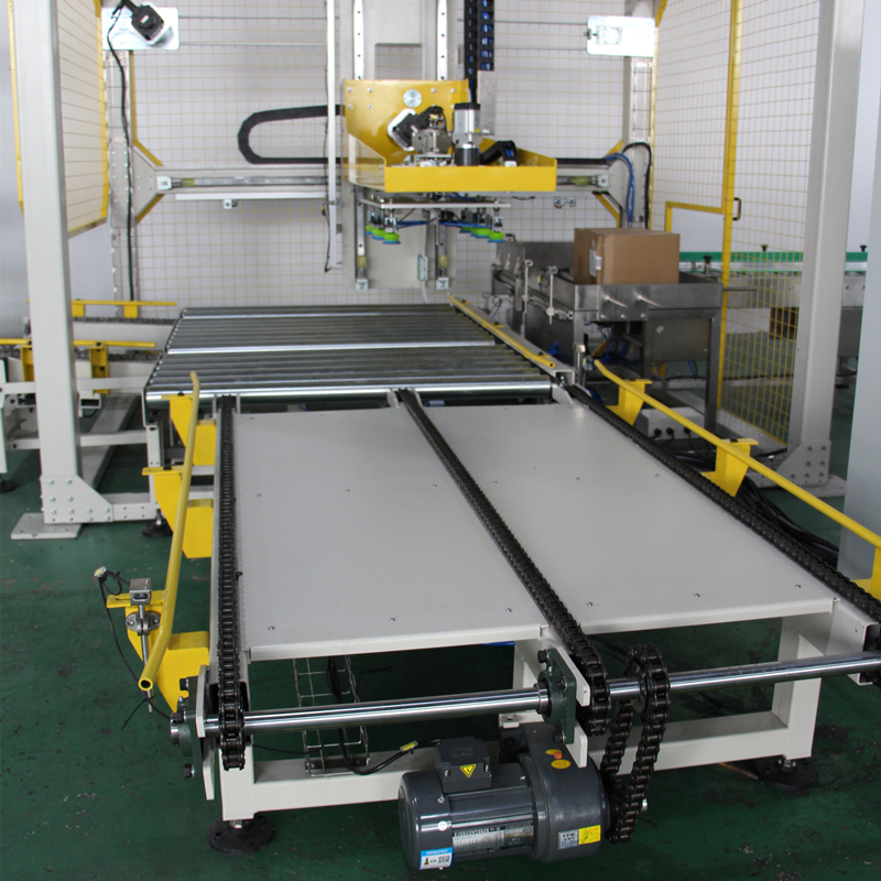 Custom End Of Line Packing Servo Palletising Machine Cement Bag Carton Palletizer