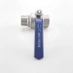 Stainless Steel 304 316 2PC Ball Valve NPT/BSP Thread 1/4''-4.0'' Connection