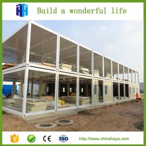 China prefabricated sandwich panel container house for office construction factory