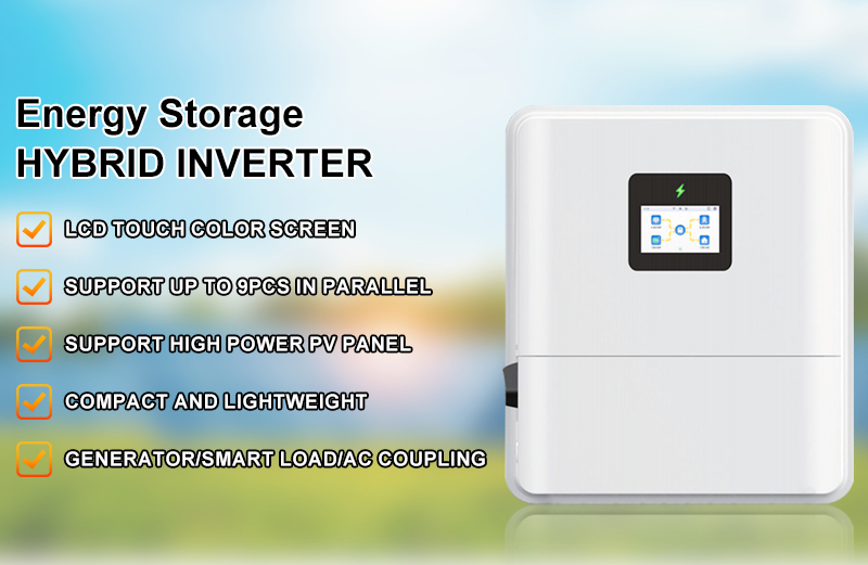 Low Voltage IP65 Single Phase 48V 3kw 3.6kw 4.6kw Solar Hybrid Inverter On/Off Grid 48V 5kw 6kw Hybrid Solar Inverter with MPPT