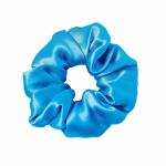 16mm Trendy Women Hair Blue Silk Scrunchie Oversize Pure Mulberry Silk Material