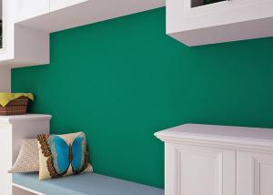 China Economical Deep Green Color PVC Self Adhesive Wallpaper With Printed Process factory