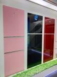 Lat Polish Edge Treatment Tempered Printing Glass Panel for Refrigerator Door