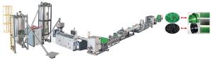 China 60kg/H PLC Control Plastic Strap Production Line 0.6mm Thickness factory