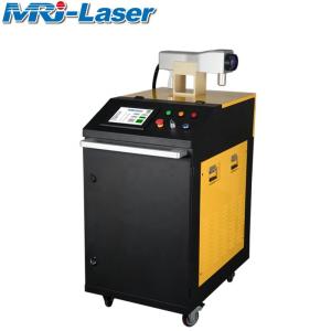 China High Speed 200W Fiber Laser Cleaning Machine For Building Material Shops factory
