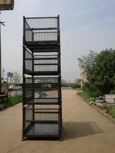 China Collapsible Steel Wire Mesh Basket Cargo Container factory