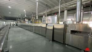 China 1000kg/H Rusk Loaf Jam Extruder Automatic Toast Production Line factory