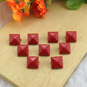 China 9*9mm square Rivet Red rivets factory
