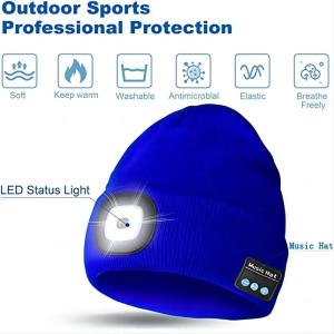 China Motorcycle Riding Bluetooth Hat Camera 2LED Lights 100° Point Of View To Recording factory