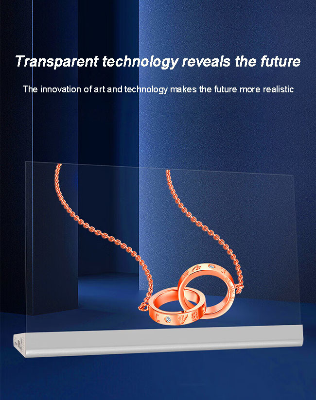 Educational Use Transparent OLED Screen High Brightness Clear OLED Display