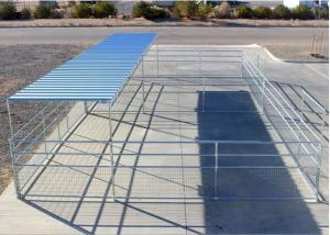 China 16'W 4- Rail Cattle Corral Panels Horse Corral Panel For US Market factory