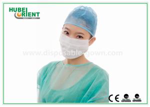 China Anti - Static White Disposable Face Mask with Ear Loop , Comfortable factory