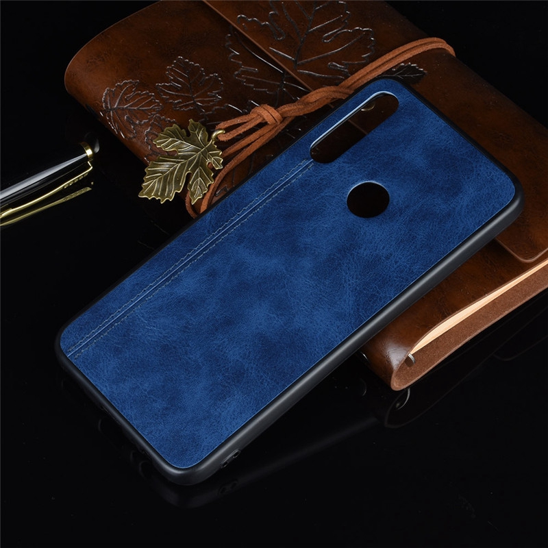 Sports Design Style Thin Soft Tpu Litchi Grain Flexible Slim Thin PU for Honor Phone Case