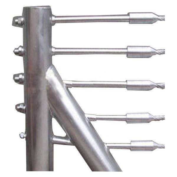 Roadway Safety Flexible Guardrails Customized Color Steel Wire Rope Cable