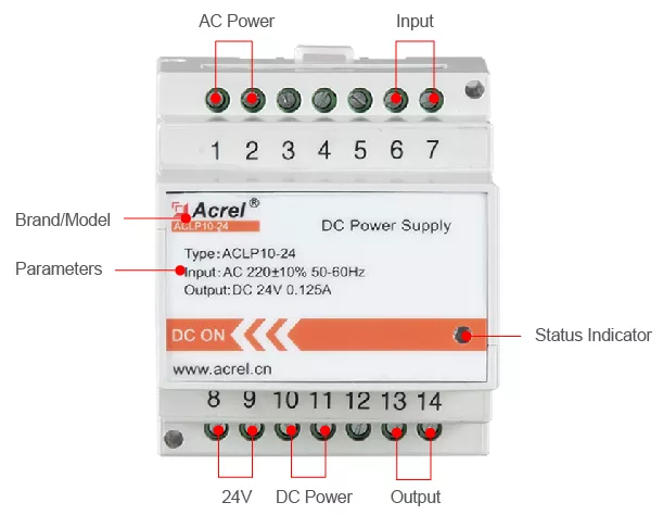 ACLP10-24 DC24V Auxiliary Power Supply For Hospital Isolated Power System