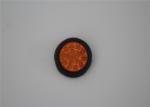 4inch Round shape 24V LED Truck Tail Light Rubber Cover Red Amber White colors