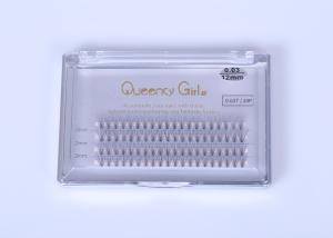 China 20P 0.03T 3D Eyelash Extensions 12mm Length Cluster Synthetic Hair Material factory