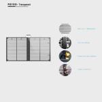 High Durability Outdoor Transparent LED Display Wide Viewing Angle