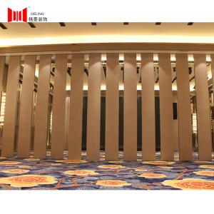 China 130mm Fabric Cushion Surface Movable Partition Wall For Hotel Convention Hall factory