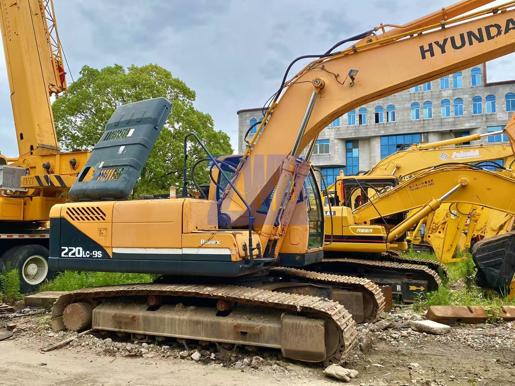 Hyundai 220LC-9S Used Excavator Crawler Excavator Second Hand Japan Engine 220LC-9S