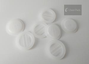 China White Polyethylene One Way Degassing Valve 1.7mm Thickness OEM / ODM service factory