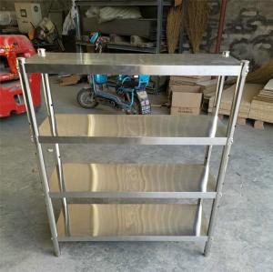 China Rust Free Stainless Steel Storage Metal Shelves For Warehouse / Cold Room ISO9002 factory