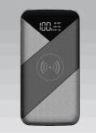 ABS 10000mAh Polymer Battery Dual USB Wireless Charger Power Bank