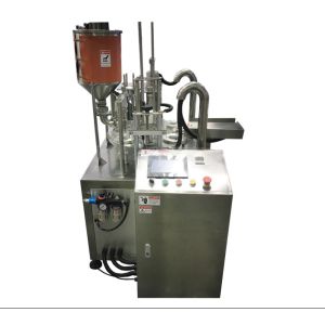 China Automatic Rotary Tomato Chilli Sauce Cup Filling And Sealing Machine on sale