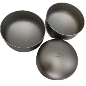 Annealing Titanium Pipe Cap ANSI B16.9 GB/T 12459 Dia 219mm X 3mm