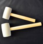 300g-1000g White Color Rubber Hammer (RHA-1) with wooden handle and good prices.