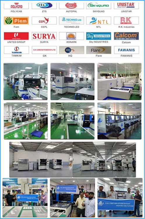 High Precision 80000CPH LED Lights Making Machine Automatic SMT Placement Equipment