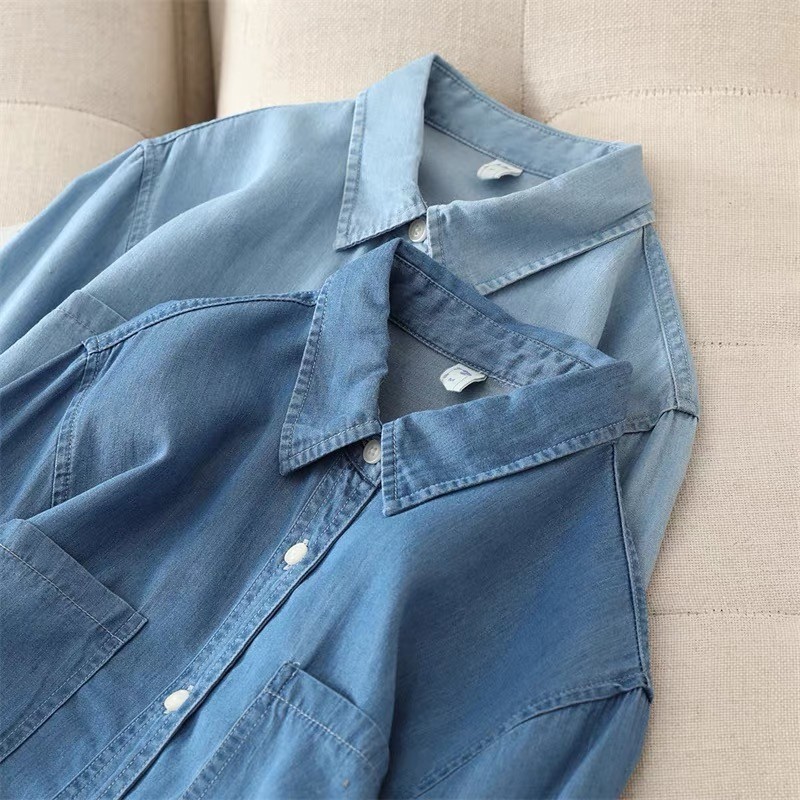 Compact Cooling Bamboo Fiber Lyocell Jean Cotton Lycra Denim Fabric For Summer