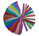 Multi Colored 13.56 Mhz RFID Wristband Disposable Plastic Hospital RFID Bracelet