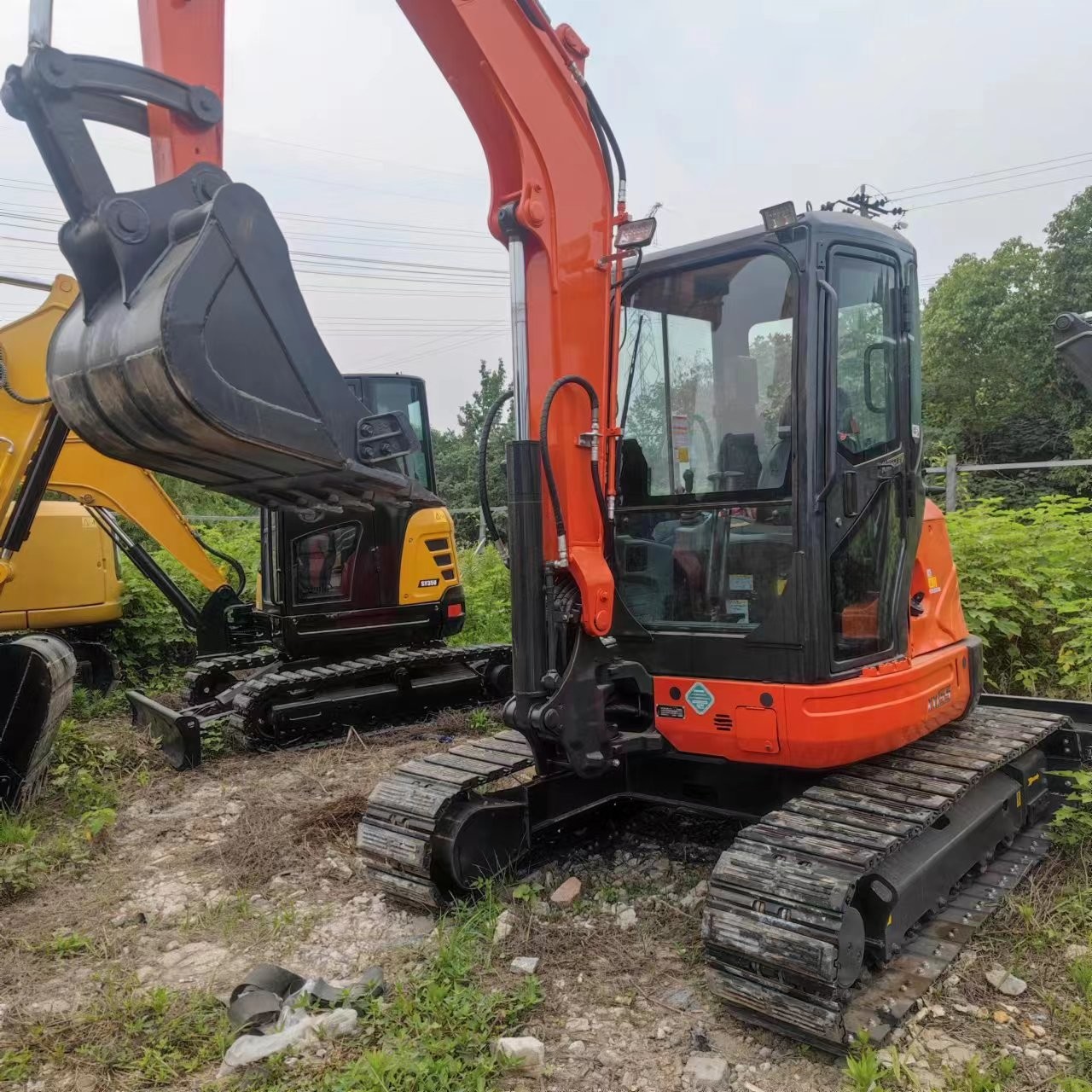 Used Kubota Digger KX155 Secondhand 5.5ton Small Type Mini Crawler Excavator