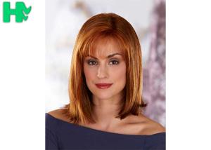 China Generous And Decent Natural Straight Hair Synthetic Fiber Wigs For Women factory