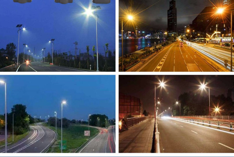 ABS Solar Power Aio Solar Street Light Ip65 Waterproof LED Chips