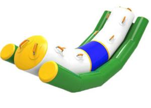 China Double Tubes Inflatable Water Toys , Water Seesaw Customized Design factory