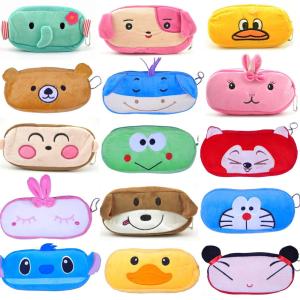 China Kids Cute Animal Pencil Case / Cool Plush Pencil Bag for School factory