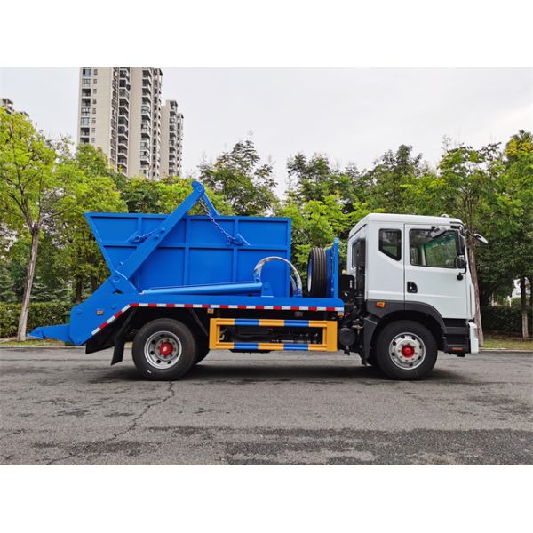 4x2 6 Wheels Swing Arm Garbage Truck 6 CBM 8 CBM 10 CBM DONGFENG Waste Management