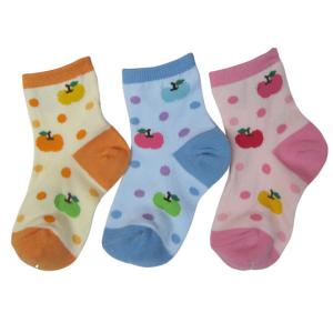 China Soft knitted custom design, color cute candy Colors Children's Socks factory