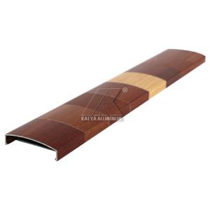 China Color Palette Decorative Aluminum Trim Wood Grain High Stiffness Light Weight factory