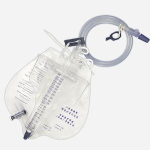 ICU Disposable Foley Urine Collection Bag With Measured Volume Meter