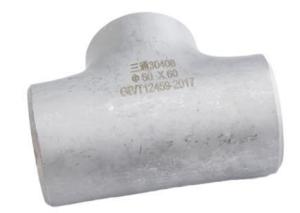 China Butt Weld Fitting ASME Stainless Steel Reducing Tee A234 Wpb factory