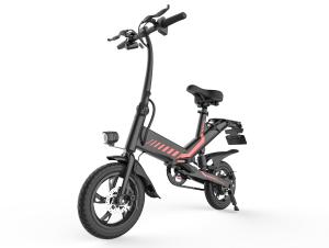 China Anti Rust Chain Folding Electric Bicycle 350W Brushless Engine 12 Inch Lithium Battery factory