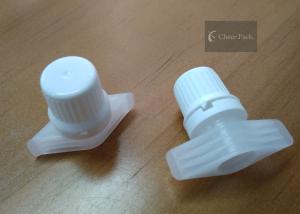 China Pure White Plastic Twist Top Cap For Stand Up Pouch OEM ODM Service factory